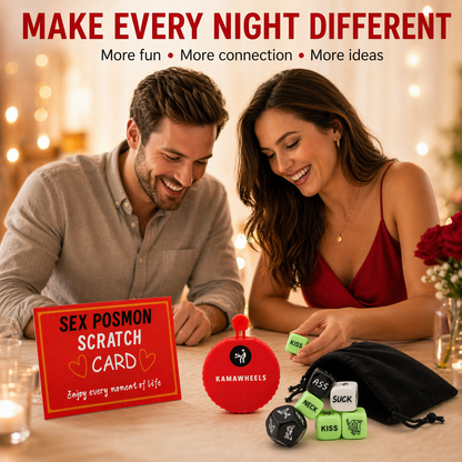 KAMAWHEELS 8-Piece Date Night Game Set