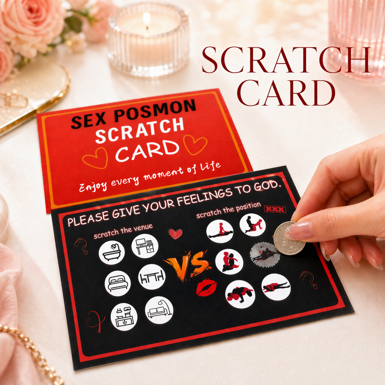 KAMAWHEELS 8-Piece Date Night Game Set
