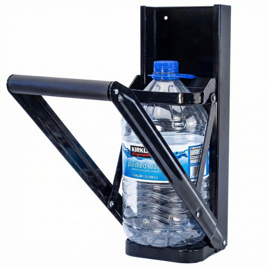 Big Can Crusher – Heavy Duty Wall-Mounted Crusher for Large Bottles & Cans | Crushes Up to 1 Gallon Bottles, Soda, Beer, Water & Milk Containers